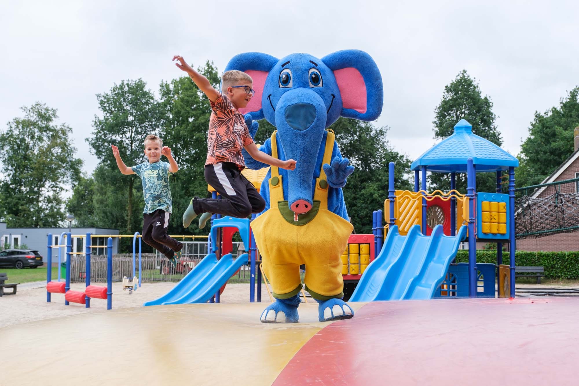 Camping met animatie