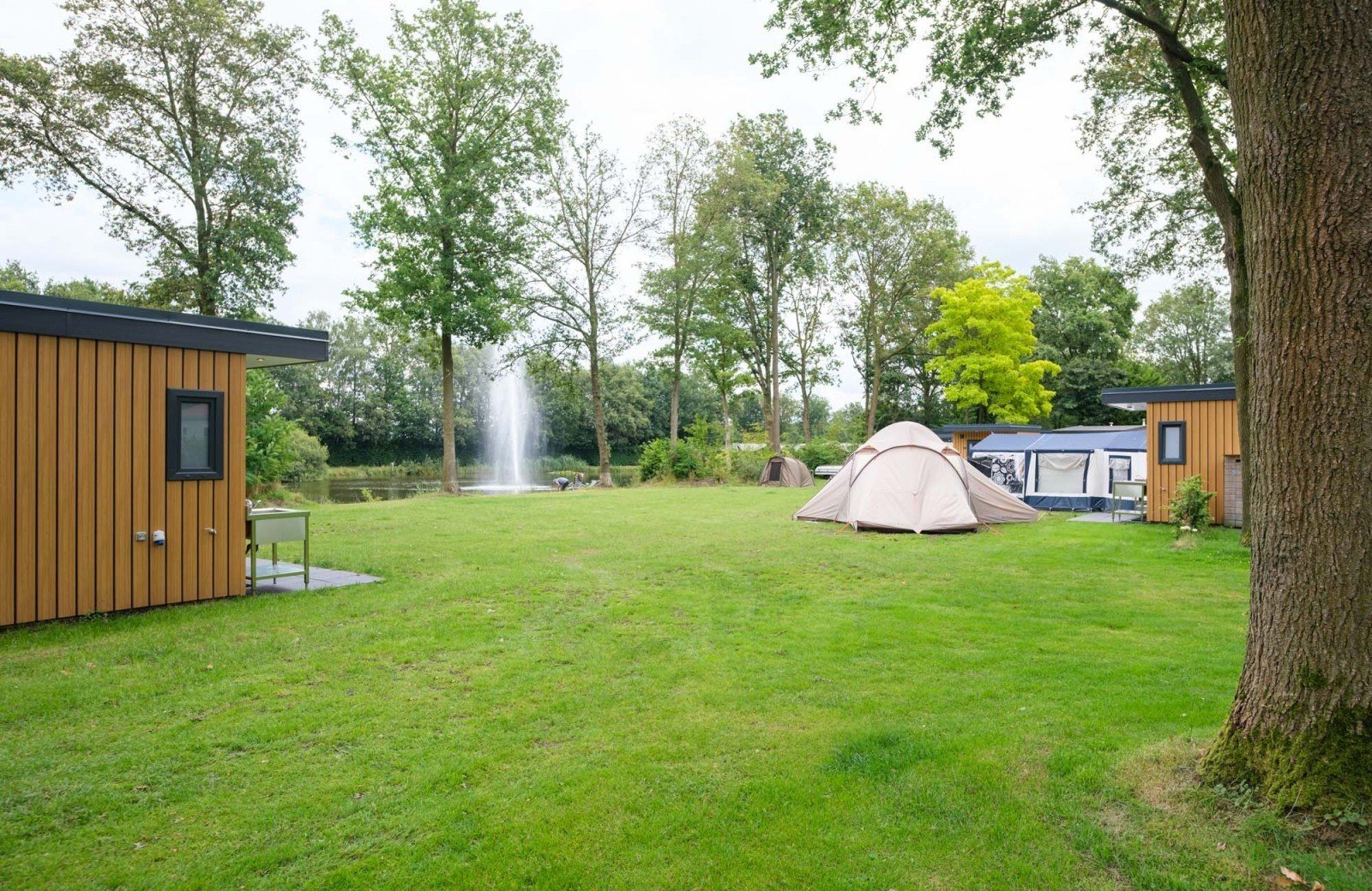 Camping met priv&eacute; sanitair in Hardenberg